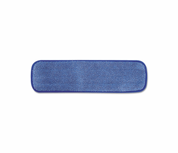 RCPQ41000BLU Microfiber Wet Room Pad, Split Nylon/Polyester Blend, 18", 12/Carton, Blue By RUBBERMAID COMMERCIAL PROD.