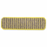RCPQ810YEL Microfiber Scrubber Pad, Vertical Polyprolene Stripes, 18", 6/Carton, YEL By RUBBERMAID COMMERCIAL PROD.