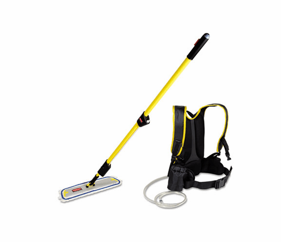 RCPQ979 Flow Finishing System, 56" Handle, 18" Mop Head, Yellow By RUBBERMAID COMMERCIAL PROD.