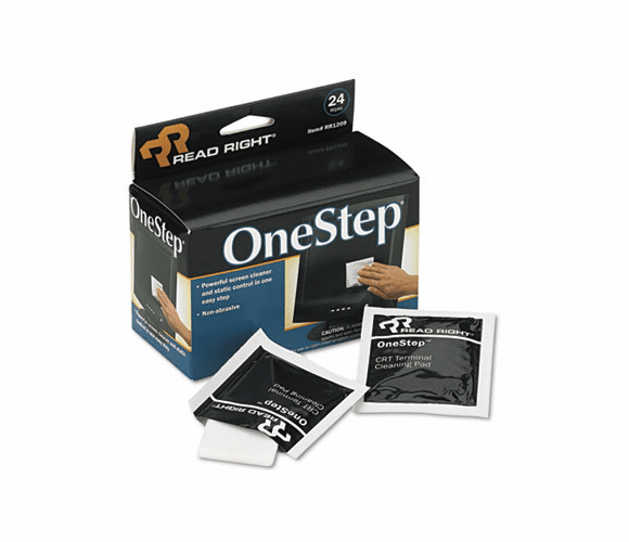 REARR1209 OneStep Screen Cleaner, 5 x 5, 24/Box By READ/RIGHT