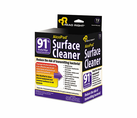 REARR1320 AlcoPad, Individually Wrapped, 24/Pack By READ/RIGHT