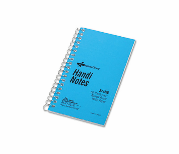 RED31220 Wirebound Memo Book, Narrow Rule, 3 x 5, White, 60 Sheets/Pad By REDIFORM OFFICE PRODUCTS
