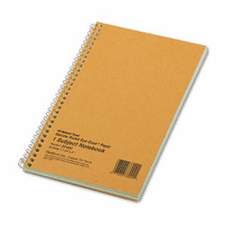 RED33002 Subject Wirebound Notebook, Narrow Rule, 5 x 7-3/4, Green, 80 Sheets By REDIFORM OFFICE PRODUCTS