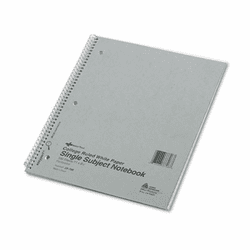 RED33706 Subject Wirebound Notebook, College/Margin Rule, Ltr, WE, 100 Sheets/Pad By REDIFORM OFFICE PRODUCTS