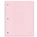 RED33710 Pink Ribbon Notebook, College/Margin Rule, 11 x 8-7/8, White Paper, 80 Sheets By REDIFORM OFFICE PRODUCTS