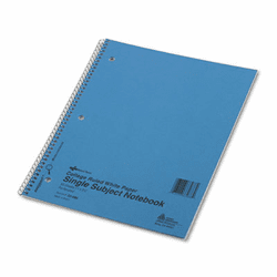 RED33986 Subject Wirebound Notebook, College/Margin Rule, Ltr, WE, 50 Sheets/Pad By REDIFORM OFFICE PRODUCTS