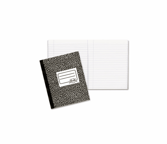 RED43460 Composition Book, Wide/Margin Rule, 7-7/8 x 10, White, 80 Sheets/Pad By REDIFORM OFFICE PRODUCTS