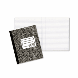 RED43460 Composition Book, Wide/Margin Rule, 7-7/8 x 10, White, 80 Sheets/Pad By REDIFORM OFFICE PRODUCTS