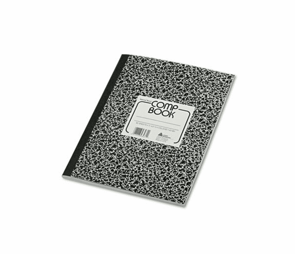 RED43481 Composition Book, College/Margin Rule, 8-3/8 x 11, White, 80 Sheets/Pad By REDIFORM OFFICE PRODUCTS