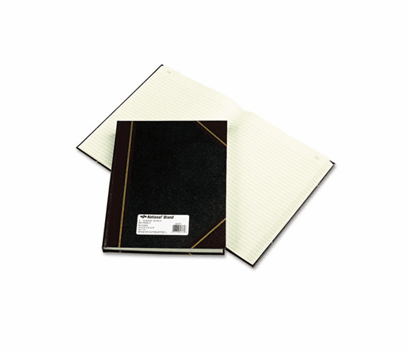 RED56231 Texhide Accounting Book, Black/Burgundy, 300 Green Pages, 10 3/8 x 8 3/8 By REDIFORM OFFICE PRODUCTS