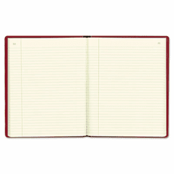 RED57231 Red Vinyl Series Journal, 300 Pages, 7 3/4 x 10 Sheets, 8 1/4 x 10 1/2 Book, Red By REDIFORM OFFICE PRODUCTS