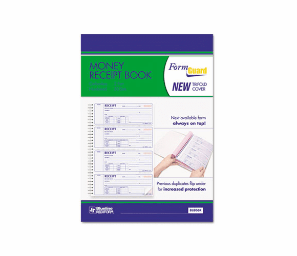 RED8L806R Money Receipt Book, 2 3/4 x 7, Carbonless Duplicate, 200 Sets By REDIFORM OFFICE PRODUCTS