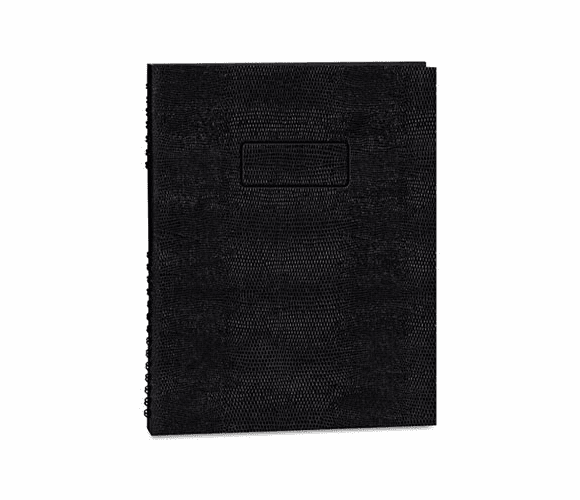 REDA10200EBLK Exec Wirebound Notebook, College/Margin Rule, 8-1/2 x 11, BLK, 200 Sheets By REDIFORM OFFICE PRODUCTS