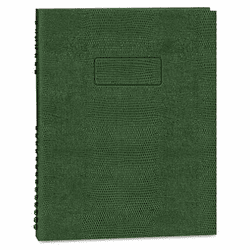 REDA10200EGRN Exec Wirebound Notebook, College/Margin Rule, 8-1/2 x 11, GRN, 200 Sheets By REDIFORM OFFICE PRODUCTS