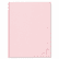 REDA10PNK2 Large Executive Notebook w/Cover, College/Margin, Pink, 75 Sheets By REDIFORM OFFICE PRODUCTS