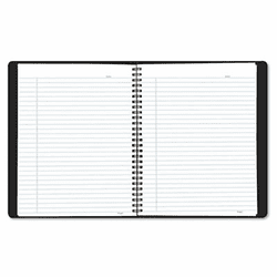 REDA10SEBLK Wirebound Notebook, White Rule, 11 x 8-1/2, Blk, 160 Sheets By REDIFORM OFFICE PRODUCTS