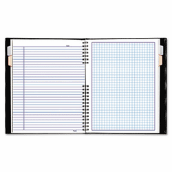 REDA44C81 NotePro Quad Ruled Notebook, 9-1/4 x 7-1/4, White, 192 Sheets/Pad By REDIFORM OFFICE PRODUCTS
