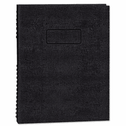 REDA7150EBLK Exec Wirebound Notebook, College/Margin Rule, 9-1/4 x 7-1/4, BLK, 150 Sheets By REDIFORM OFFICE PRODUCTS