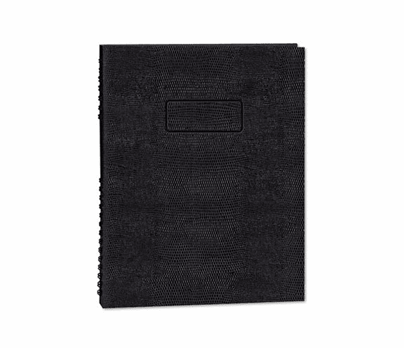 REDA7150EBLK Exec Wirebound Notebook, College/Margin Rule, 9-1/4 x 7-1/4, BLK, 150 Sheets By REDIFORM OFFICE PRODUCTS
