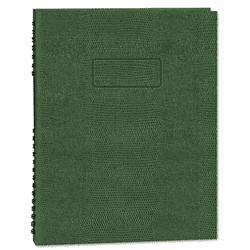 REDA7150EGRN Exec Wirebound Notebook, College/Margin Rule, 9-1/4 x 7-1/4, GRN, 150 Sheets By REDIFORM OFFICE PRODUCTS