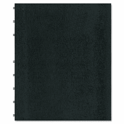 REDAF1115081 MiracleBind Notebook, College/Margin, 11 x 9-1/16, White, 75 Sheets, Black Cover By REDIFORM OFFICE PRODUCTS
