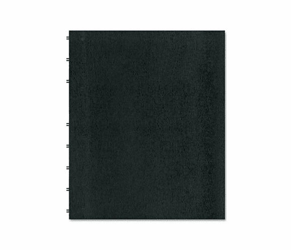 REDAF1115081 MiracleBind Notebook, College/Margin, 11 x 9-1/16, White, 75 Sheets, Black Cover By REDIFORM OFFICE PRODUCTS