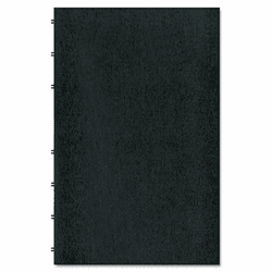 REDAF615081 MiracleBind Notebook, College/Margin, 8 x 5, White Paper, 75 Sheets, Black Cover By REDIFORM OFFICE PRODUCTS