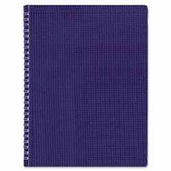 REDB4182 Poly Cover Notebook, 8 1/2 x 11, 80 Sheets, Ruled, Twin Wire Binding, Blue Cover By REDIFORM OFFICE PRODUCTS
