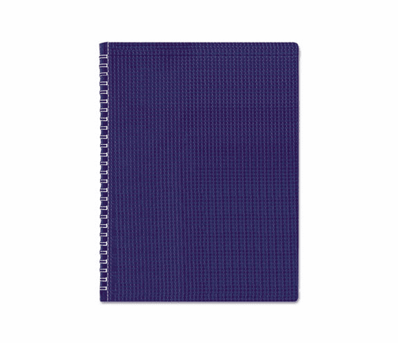 REDB4182 Poly Cover Notebook, 8 1/2 x 11, 80 Sheets, Ruled, Twin Wire Binding, Blue Cover By REDIFORM OFFICE PRODUCTS
