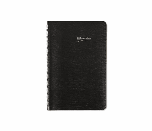 REDCB100BLK Brownline Essential Collection Weekly Appt. Book., 5 x 8, Black, 2013 By REDIFORM OFFICE PRODUCTS