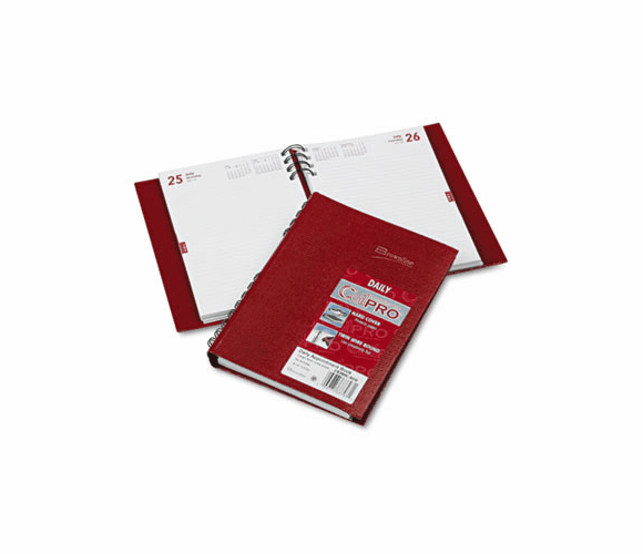 REDCB389CRED CoilPRO Daily Planner, Ruled 1 Day/Page, 5-3/4 x 8-1/4, Red, 2013 By REDIFORM OFFICE PRODUCTS
