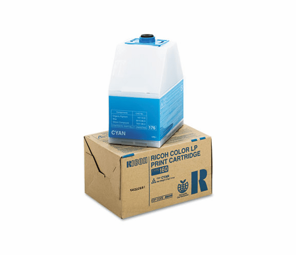 RIC888445 888445 Toner, 10000 Page-Yield, Cyan By RICOH CORP.