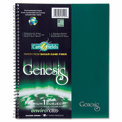 ROA13112 Genesis Notebook, College Rule, 11 x 9, 1 Subject, 100 Sheets/Pad, Assorted By ROARING SPRING PAPER PRODUCTS