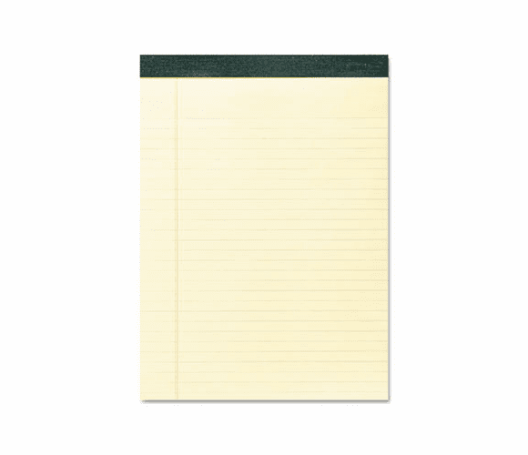 ROA74712 Recycled Legal Pad, 8 1/2 x 11 3/4 Pad, 8 1/2 x 11 Sheets, 40/Pad, Canary, Dozen By ROARING SPRING PAPER PRODUCTS