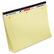 ROA95511 Landscape Format Writing Pad, College Ruled, 11 x 9-1/2, Canary, 75 Sheets/Pad By ROARING SPRING PAPER PRODUCTS