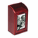 ROL1734243 Wood Tones Photo Frame Business Card File Holds 300 2 1/4 x 4 Cards, Mahogany By ROLODEX