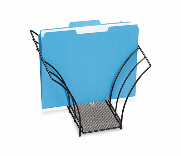 ROL1742326 Butterfly File Sorter, Five Sections, Mesh, 12 1/4 x 7 3/4 x 10 1/8, Black By ELDON OFFICE PRODUCTS