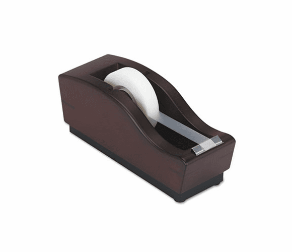 ROL19280 Executive Woodline II Desktop Tape Dispenser, 1" core, Solid Wood, Mahogany By ROLODEX