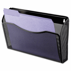 ROL21931 Single Pocket Wire Mesh Wall File, Letter, Black By ROLODEX