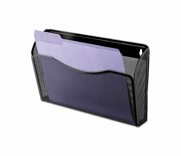 ROL21931 Single Pocket Wire Mesh Wall File, Letter, Black By ROLODEX