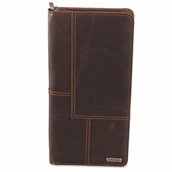 ROL22336 Explorer Leather Business Card Book, 96-Card Capacity, 5 x 10 1/8, Brown By ROLODEX