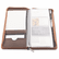 ROL22336 Explorer Leather Business Card Book, 96-Card Capacity, 5 x 10 1/8, Brown By ROLODEX