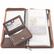 ROL22336 Explorer Leather Business Card Book, 96-Card Capacity, 5 x 10 1/8, Brown By ROLODEX