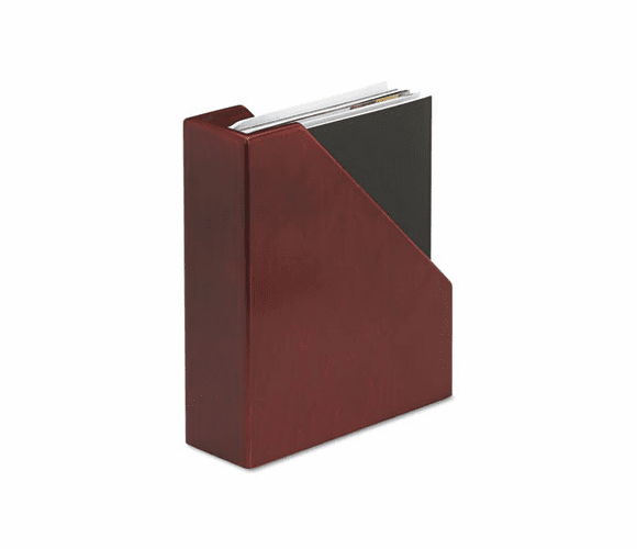 ROL4079 Wood Tones Magazine File, 3 1/2 x 10 1/4 x 11 3/4, Mahogany By ROLODEX