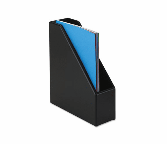 ROL62536 Wood Tones Magazine File, 3 1/2 x 10 1/4 x 11 3/4, Black By ROLODEX