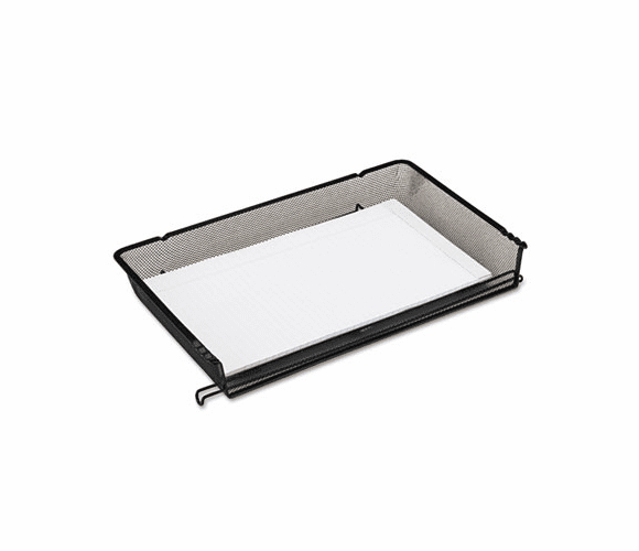 ROL62563 Nestable Mesh Stacking Side Load Legal Tray, Wire, Black By ROLODEX