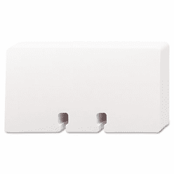 ROL67558 Plain Unruled Refill Card, 2 1/4 x 4, White, 100 Cards/Pack By ROLODEX