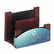 ROL81765 Desktop Sorter, Wood/Faux Leather, 7 1/8 x 6 11/16 x 4 1/8, Black/Mahogany By ROLODEX
