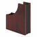 ROL81768 Wood and Faux Leather Magazine File, 3 1/2 x 10 x 11 13/16, Black/Mahogany By ROLODEX
