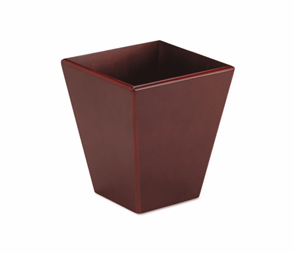 ROL99200 Wood Tones Wastebasket, Trapezoidal, Wood, Mahogany By ROLODEX